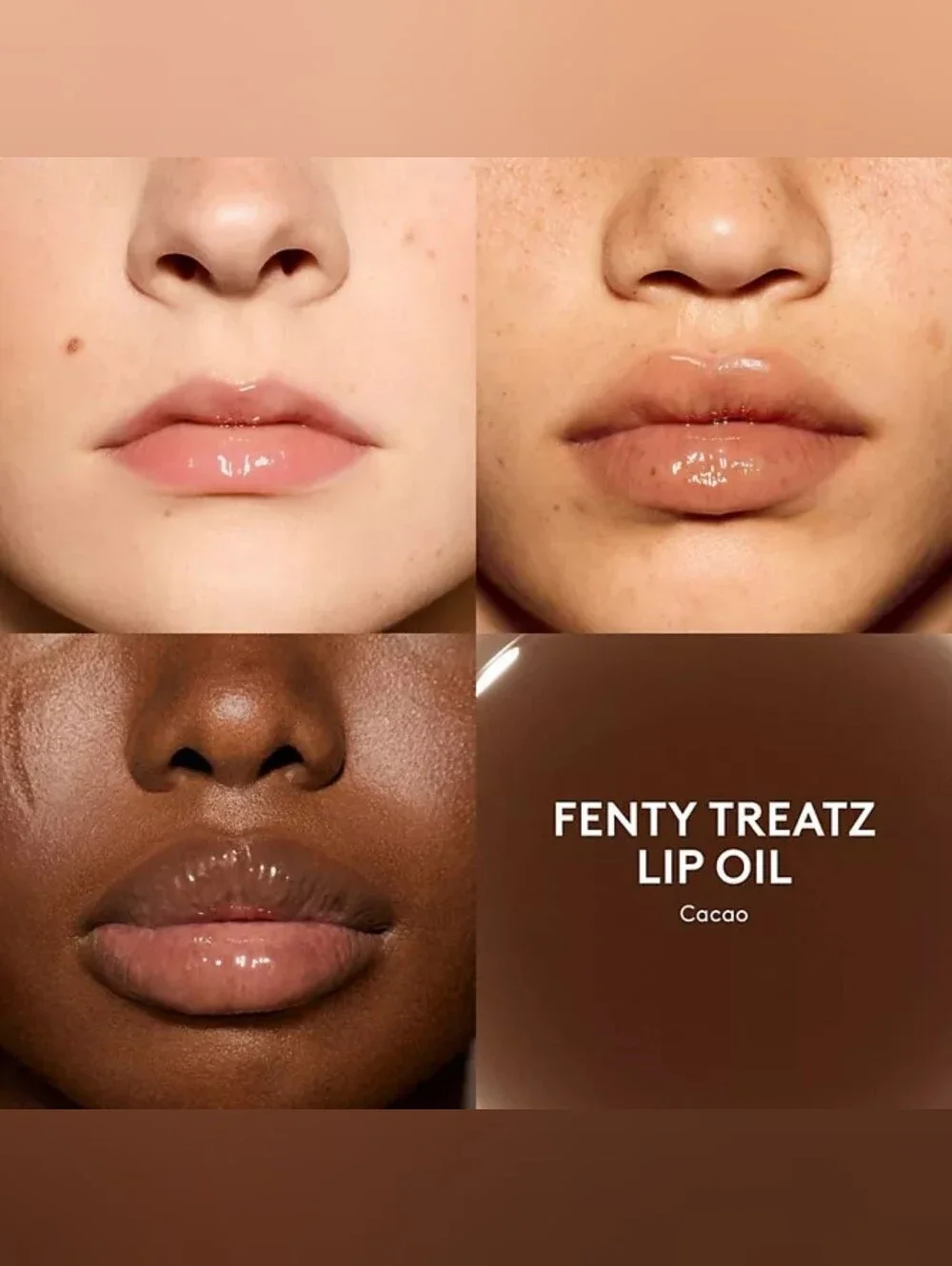 Fenty Skin Fenty Treatz Hydrating + Strengthening Lip Oil Cacao NWOB